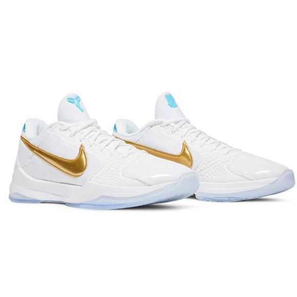 Nike Undefeated x Zoom Kobe 5 Protro Sneakers What If Pack - Unlucky 13 White - Picture 1 of 7
